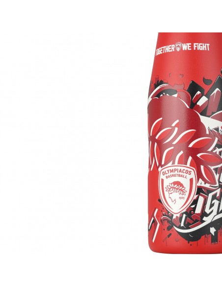 Θερμός-Travel Flask 500ml εstia Olympiakos BC Edition Together We Fight 500ml ESTIA 00-27162
