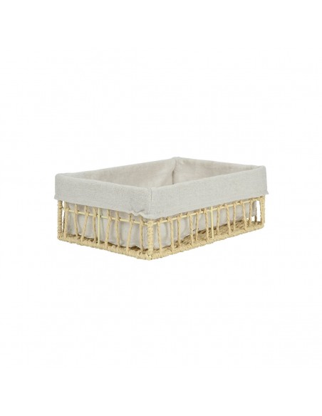 Καλάθι Αποθήκευσης & Οργάνωσης Nest 28×20×10cm Μπεζ 02-28022 Estia