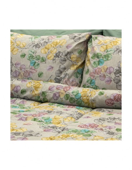 Σετ Υπέρδιπλη Παπλωματοθήκη 220Χ240 Vivid Beige Lino