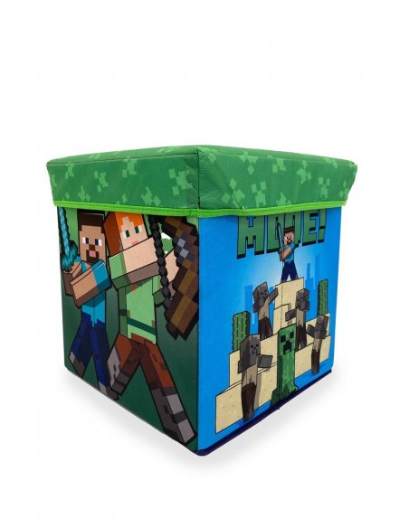 Κουτί-Σκαμπό Mojang Minecraft 28 30X30X30 Green Dimcol