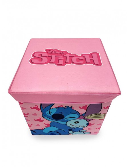 Κουτί-Σκαμπό Disney Home Lilo & Stitch 13 30X30X30 Pink Dimcol