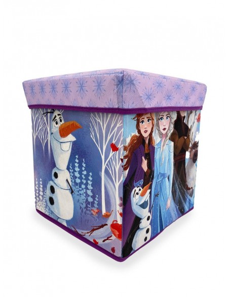 Κουτί-Σκαμπό Disney Home Frozen 12 30X30X30 Lilac Dimcol