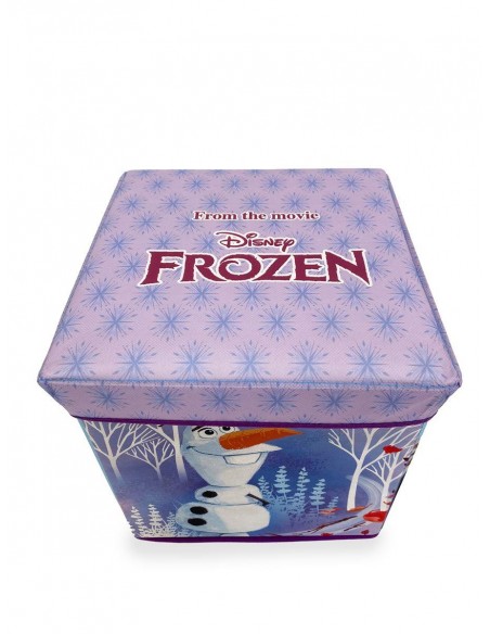 Κουτί-Σκαμπό Disney Home Frozen 12 30X30X30 Lilac Dimcol