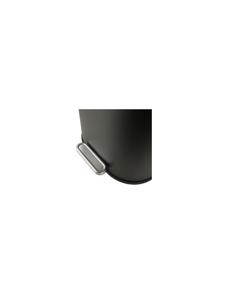 Κάδος Απορριμάτων Ovoid Soft Close 30lt Μαύρος 02-21474 Estia