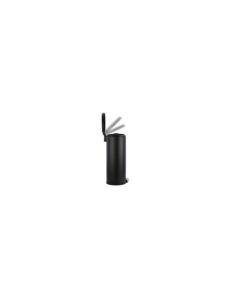 Κάδος Απορριμάτων Ovoid Soft Close 30lt Μαύρος 02-21474 Estia
