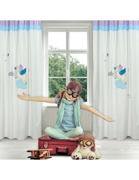 Κουρτίνα Παιδική Με Θήλιες Das Home 6463