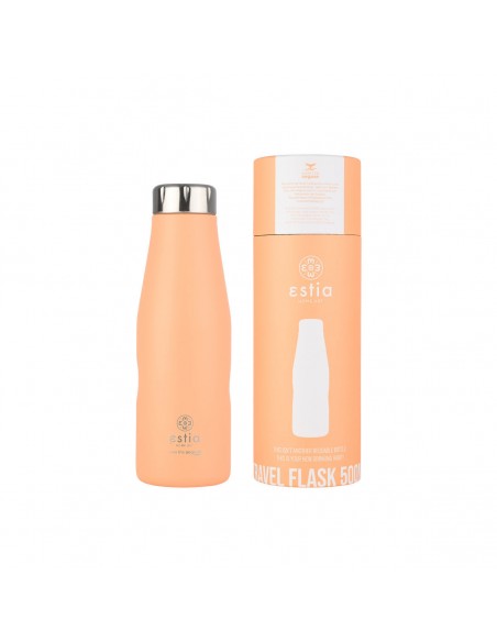 Θερμός Travel Flask 500ml Save The Aegean εstia 01-23447 Peach Fuzz