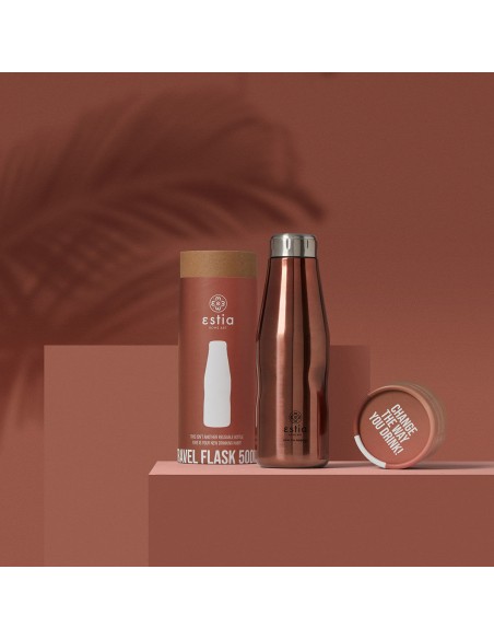 Θερμός 500ml εstia Save The Aegean Rose Gold 01-7836