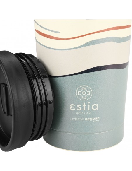 Θερμός Travel Mug 350ml Save The Aegean εstia 01-25618 Ecozen Horizon εstia