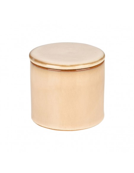 Δοχείο Για Βαμβάκι Satin Κεραμικό 8.5x8.5x9cm Estia 02-27780