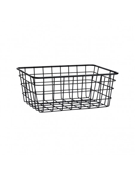 ΚΑΛΑΘΙ ΟΡΓΑΝΩΣΗΣ ΜΕΤΑΛΛΙΚΟ 22x16x12cm ΜΑΥΡΟ ESTIA 01-26714