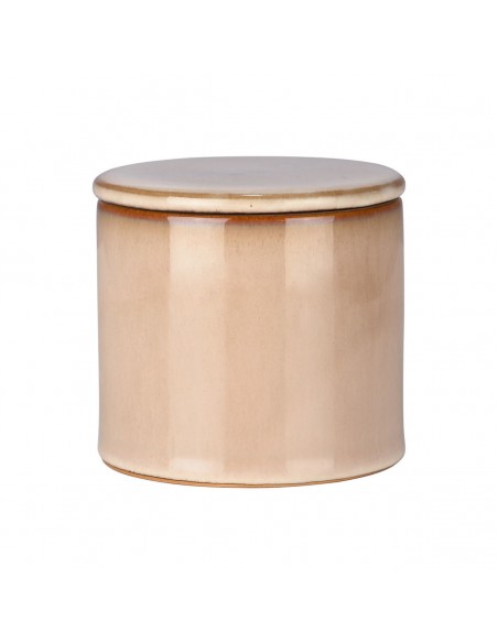 Δοχείο Για Βαμβάκι Satin Κεραμικό 8.5x8.5x9cm Estia 02-27780