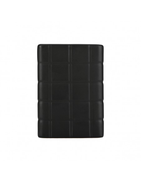 Ποτηράκι Μπάνιου TILES Κεραμικό 7.5x11cm Μαύρο Estia 02-27704