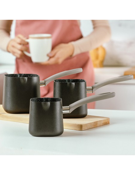 Μπρίκι Funtzio με αντικολλητική επίστρωση stone 580ml NAVA