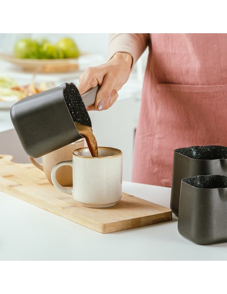 Μπρίκι Funtzio με αντικολλητική επίστρωση stone 580ml NAVA