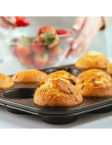 Ταψί για muffins Nature με αντικολλητική επίστρωση stone 35cm NAVA
