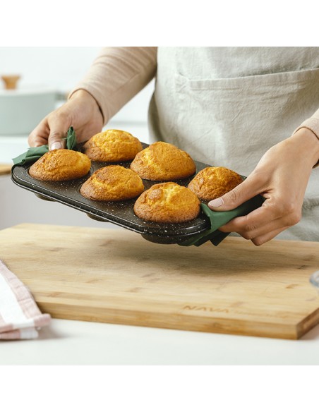 Ταψί για muffins Nature με αντικολλητική επίστρωση stone 26.5cm NAVA
