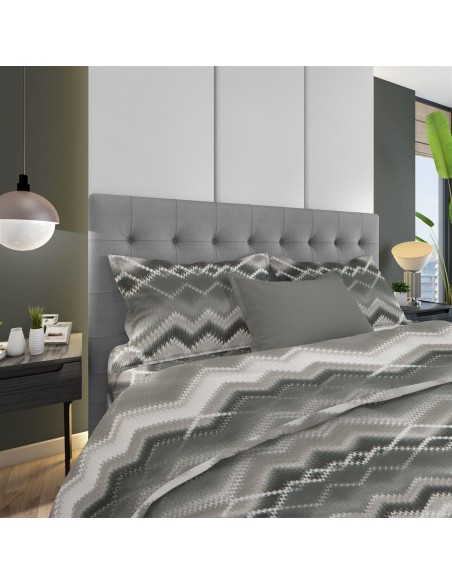 ΣΕΝΤΟΝΙΑ ΕΜΠΡΙΜΕ ΣΕΤ 4 τεμ Ίρις 338 220X240 Grey  Flannel Dimcol