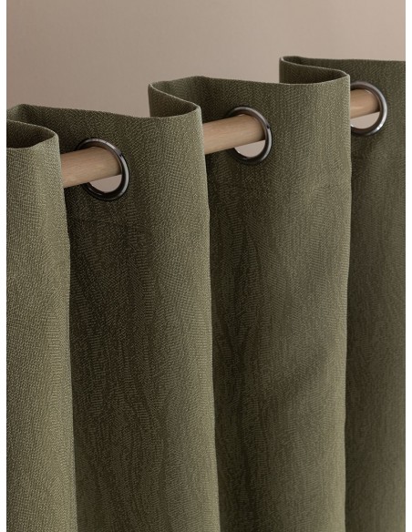 Κουρτίνα Με Τρουκς 140x260 AMY BEIGE Palamaiki