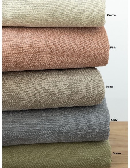 Κουρτίνα Με Τρουκς 140x260 AMY BEIGE Palamaiki