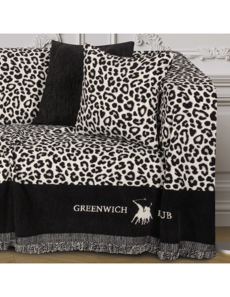 Ριχτάρι Τριθέσιο 180x300 Greenwich Polo Club  3934 BLACK. OCHRE