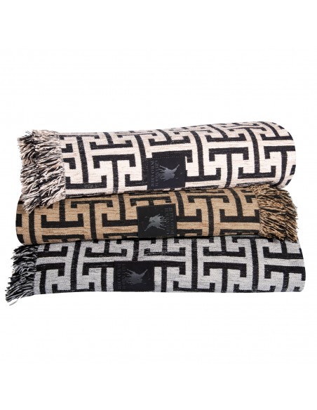 Ριχτάρι Τριθέσιο 180x300 Greenwich Polo Club 3932 BEIGE. BLACK