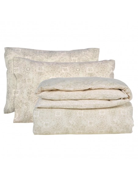 DAS HOME ΣΕΤ ΠΑΠΛΩΜΑΤΟΘΗΚΗ ΜΟΝΗ FLANNEL 9640 BEIGE. TAUPE Das Home