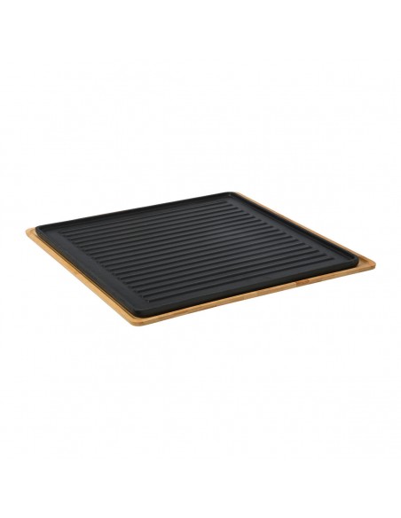 Βάση Μαντεμένιας Πλάκας Ψησίματος Bamboo 38x38cm 01-20194 ESTIA