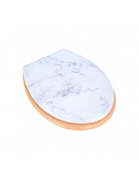 ΚΑΠΑΚΙ ΤΟΥΑΛΕΤΑΣ MARBLE ΜΕ ΜΕΝΤΕΣΕΔΕΣ ΑΠΟ ΚΡΑΜΑ ΨΕΥΔΑΡΓΥΡΟΥ 02-21825 ESTIA
