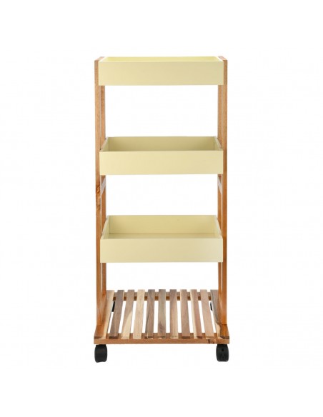 ΤΡΟΛΕΪ ΑΠΟΘΗΚΕΥΣΗΣ ALLURE 4 ΕΠΙΠΕΔΩΝ IVORY 01-24970 ESTIA