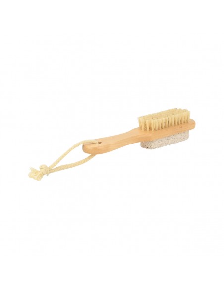 ΒΟΥΡΤΣΑ ΠΟΔΙΩΝ ELIXIR BAMBOO ΜΕ ΕΛΑΦΡΟΠΕΤΡΑ 18x3.5x4cm 02-27377 ESTIA