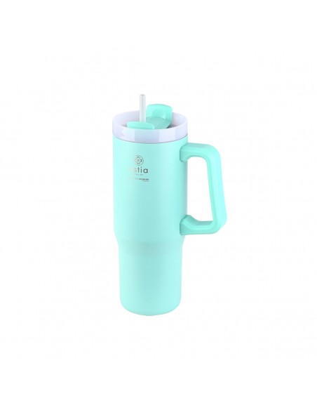 Θερμός Straw Tumbler XL Save The Aegean 900ml BERMUDA GREEN 01-28657 ESTIA