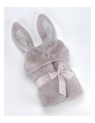 Κουβέρτα Λίκνου Pompon Rabbit Σάπιο Μήλο...