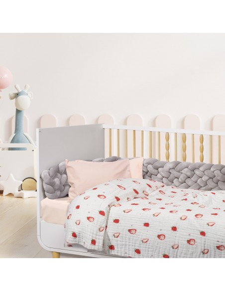 Κουβέρτα Μουσελίνα Κούνιας 105X150 RELAX 6621 Das Baby