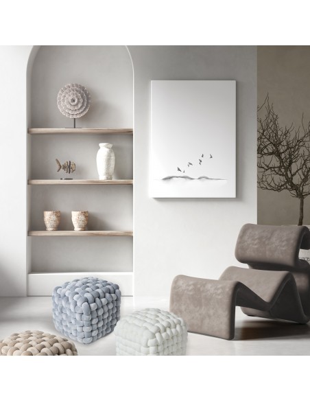 DAS HOME ΔΙΑΚΟΣΜΗΤΙΚΟ ΠΟΥΦ 43Χ43Χ40 2275 WHITE