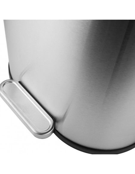 Χαρτοδοχείο Μπάνιου Ovoid Ίνοξ 6lt Soft Close εstia 02-21412