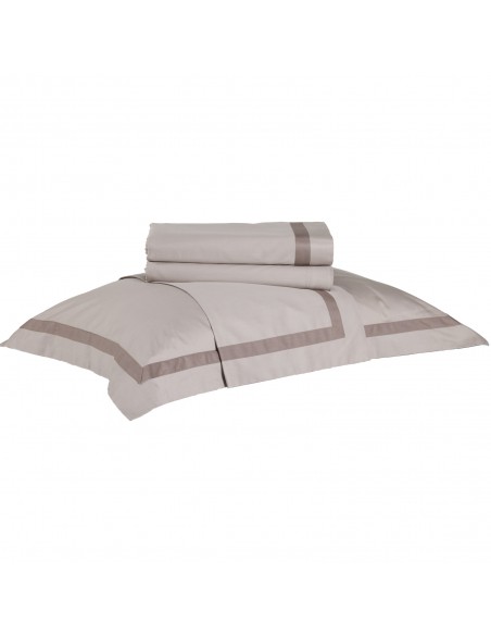 Παπλωματοθήκη Υπέρδιπλη Σετ Executive 1700 TAUPE Das Home