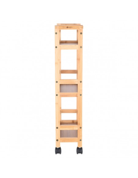 ΤΡΟΛΕΥ ΟΡΓΑΝΩΣΗΣ ΒΑΜΒΟΟ ESSENTIALS 3 ΕΠΙΠΕΔΩΝ 36x15x74cm 01-27575 ESTIA