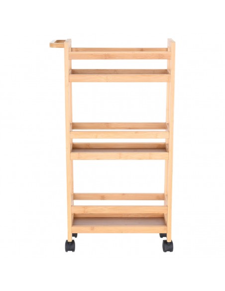 ΤΡΟΛΕΥ ΟΡΓΑΝΩΣΗΣ ΒΑΜΒΟΟ ESSENTIALS 3 ΕΠΙΠΕΔΩΝ 36x15x74cm 01-27575 ESTIA