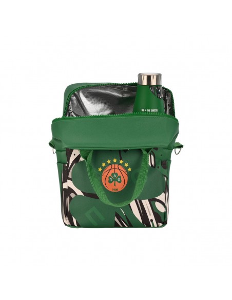 Ισοθερμική Τσάντα Φαγητού 7lt Panathinaikos BC Edition WE THE GREENS 00-29920 ESTIA