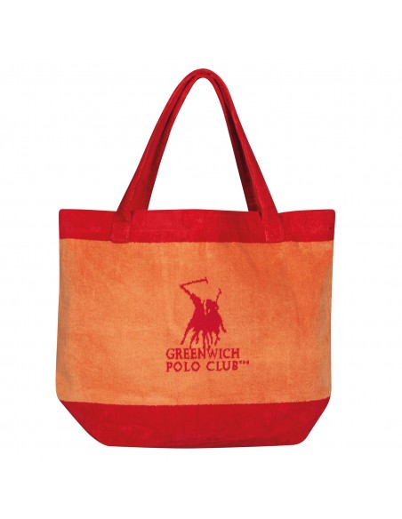 Τσάντα Θαλάσσης 55x40 Greenwich Polo Club 3860 Κόκκινο-Κοραλί Greenwich Polo Club