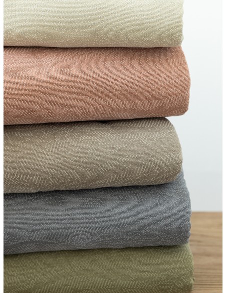 Κουρτίνα Με Τρουκς 140x260 AMY BEIGE Palamaiki