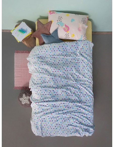 Φωσφοριζέ Κουβέρτα Μονή Fleece Palamaiki Bubble