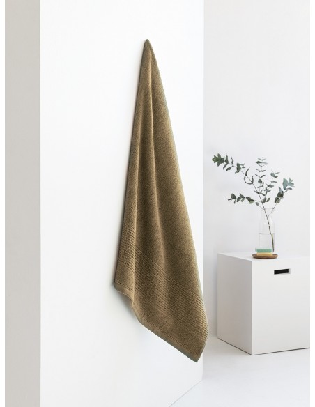 Πετσέτα Λουτρού Towels Collection 70x140 ROKE KHAKI Palamaiki