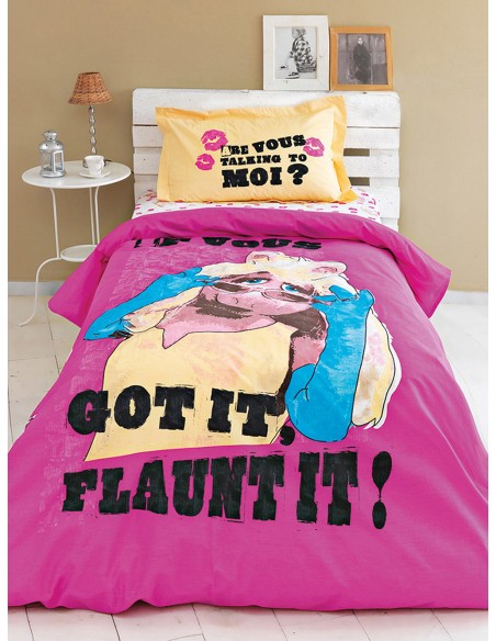 Παπλωματοθήκη Μονή 170x250 (σετ) Palamaiki Muppets