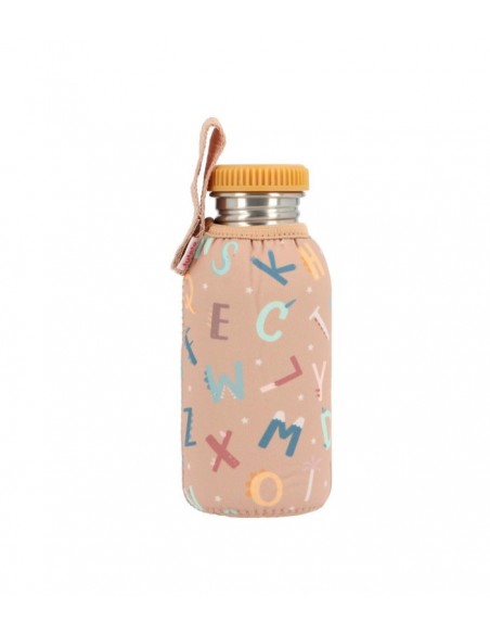 Aνοξείδωτο Μπουκάλι Νερού 500ml Funny Letters - Tutete