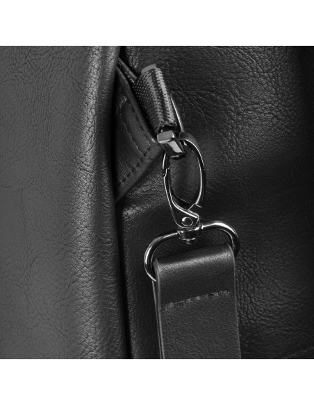 Τσάντα Αλλαξιέρα Vegan Δέρμα Black Silver Cross