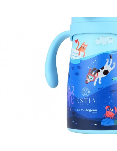 Θερμός Παιδικό Bubble Bottle 300ml OCEAN PLAY εstia