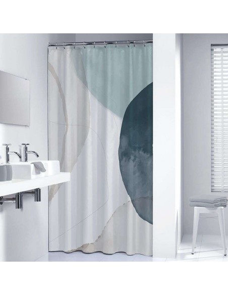 Κουρτίνα μπάνιου υφασμάτινη Earth 180x200 dark green Sealskin