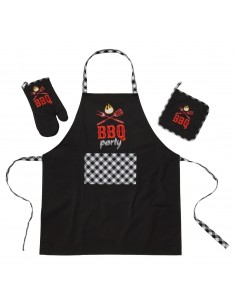 Σετ Ποδιά 3τμχ 0862 BLACK...